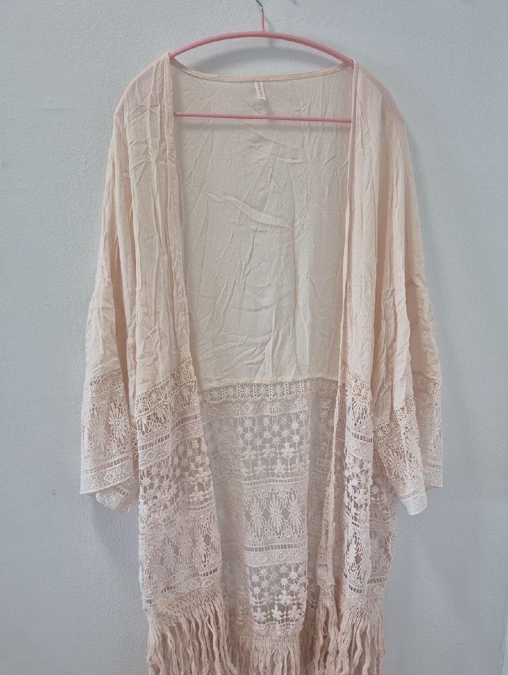 Xhilaration Blush Pink Lightweight Kimono
